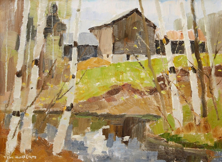 Artwork by Thomas Keith Roberts, Campbellville Barn