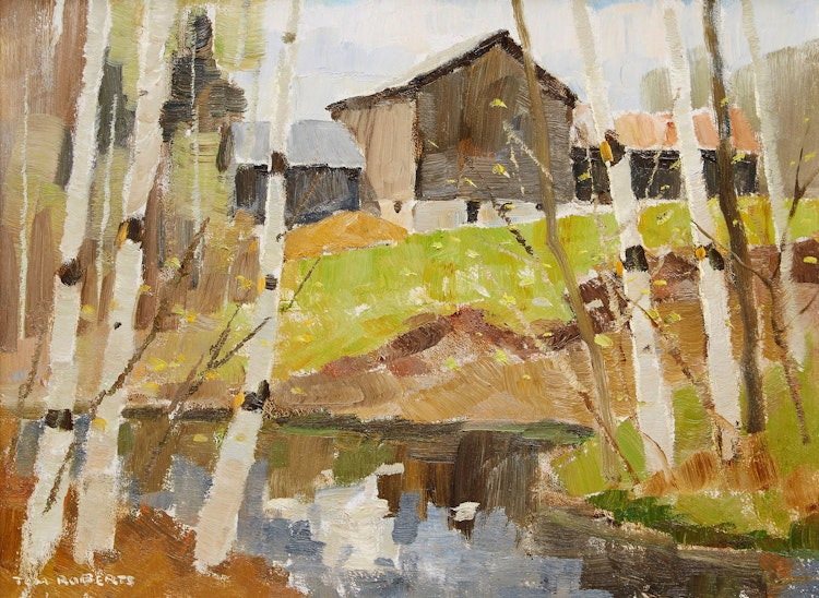 Artwork by Thomas Keith Roberts,  Campbellville Barn