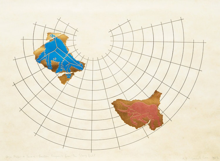 Artwork by General Idea , Ursa Major & Taurus: Pavillion Fragments from the Starry Vault