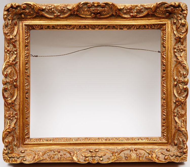 Artwork by Framing & Presentation, Carved Wooden Frame