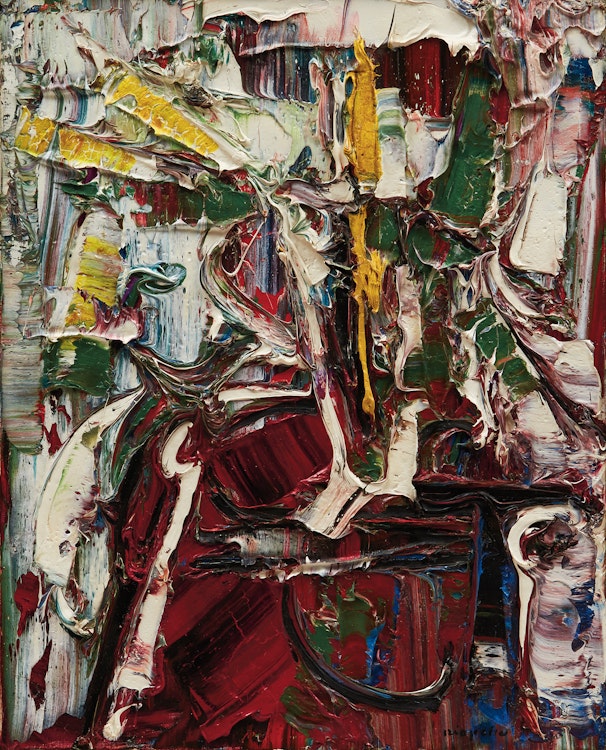 Artwork by Jean Paul Riopelle,  Polyvalencia