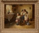 Thumbnail of Artwork by Edmund Adler, Braiding Her Hair