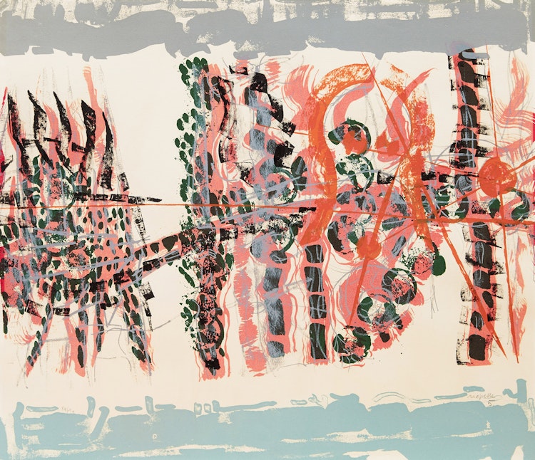 Artwork by Jean Paul Riopelle, Le Couchant