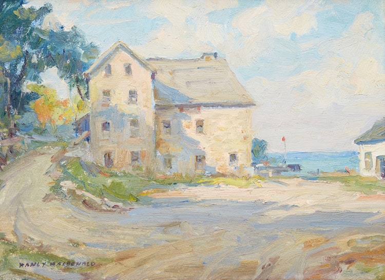 Artwork by Manly Edward MacDonald, Autumn Stream