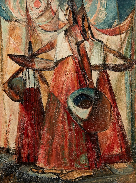 Artwork by Ronald York Wilson, Tarascan Women
