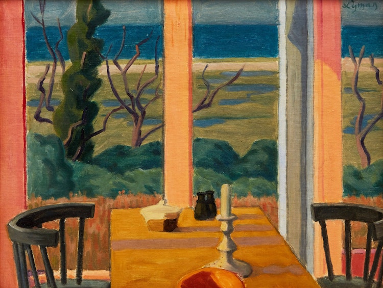 Artwork by John Goodwin Lyman,  Window on the Sea (III)