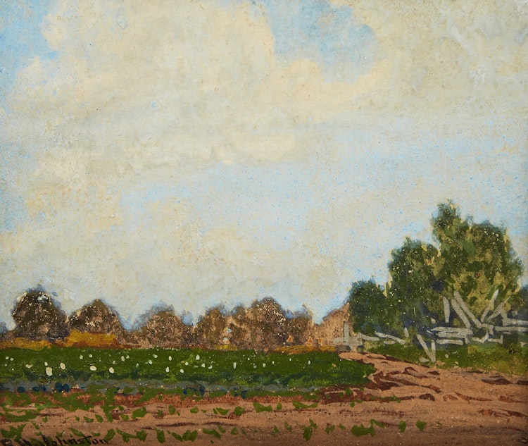 Artwork by Frank Hans Johnston, The Potato Patch