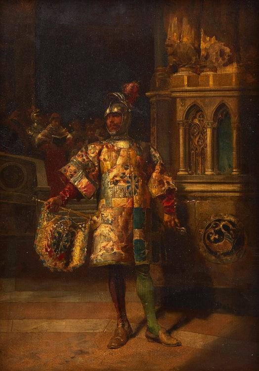 Artwork by Cesare Auguste Detti, The Herald