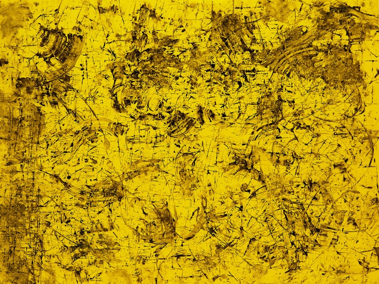 Artwork by William Seward Burroughs, Untitled (Abstract in black)