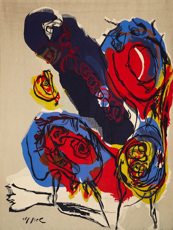 Artwork by Karel Appel,  The Nazareth Tapestry