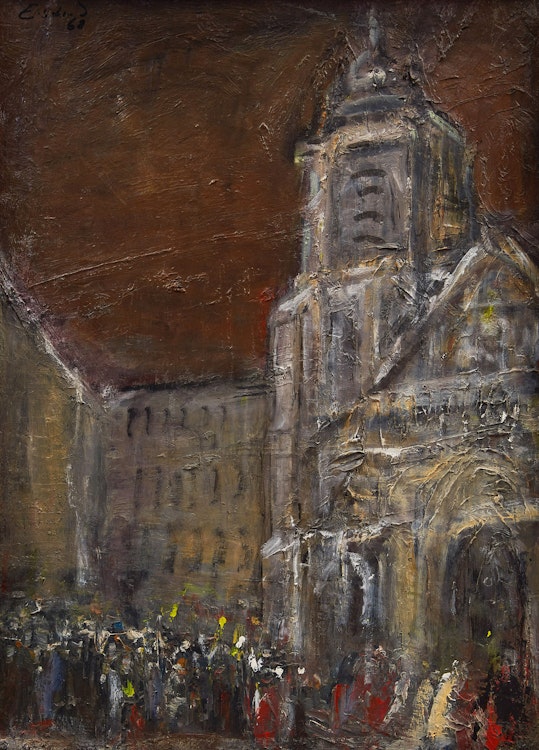 Artwork by Erich  Schmid,  Église II, Lyon