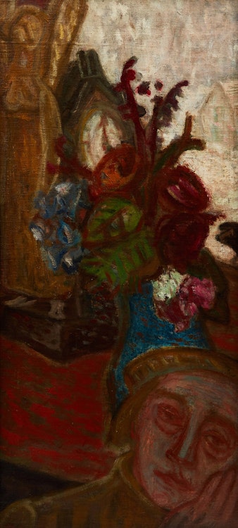 Artwork by Imre Ámos, Self-Portrait
