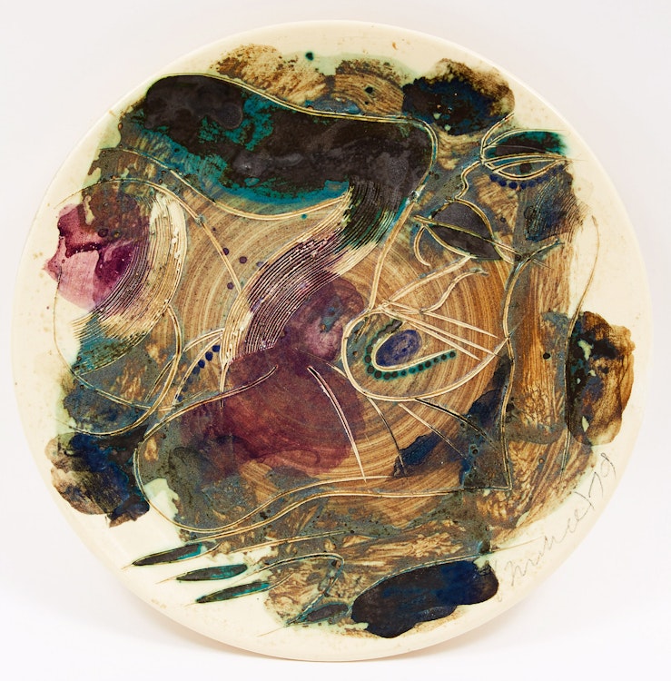 Artwork by Robert Markle, Ceramic Figure Study #7