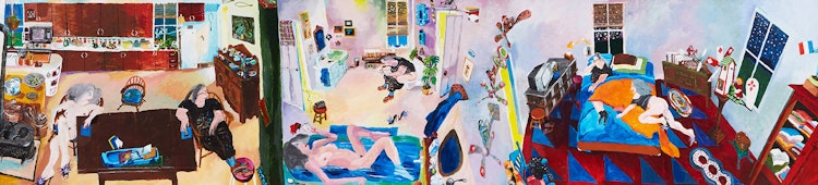 Artwork by Robert Markle, Rooms: The West Wall