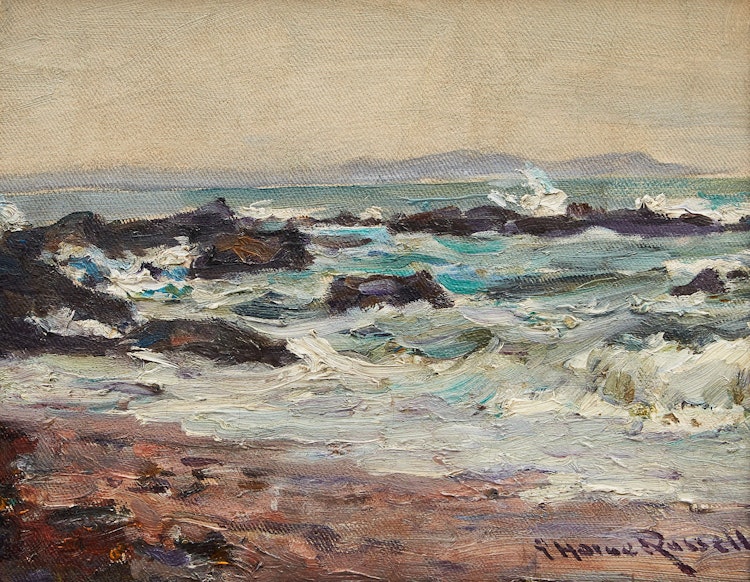 Artwork by George Horne Russell,  Seascape