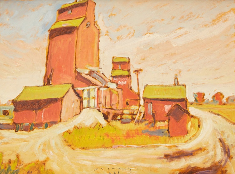 Artwork by Robert Francis Michael McInnis, Dry Heat, Alberta Pacific
