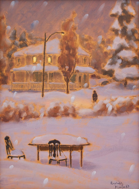 Artwork by Raphael Montpetit, Poésie d’une table oubliée