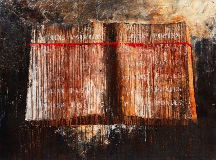 Artwork by Kevin Sonmor, Plains Painting, Plains Ponies