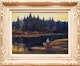 Thumbnail of Artwork by William Thurston Topham, Fisherman at Dusk