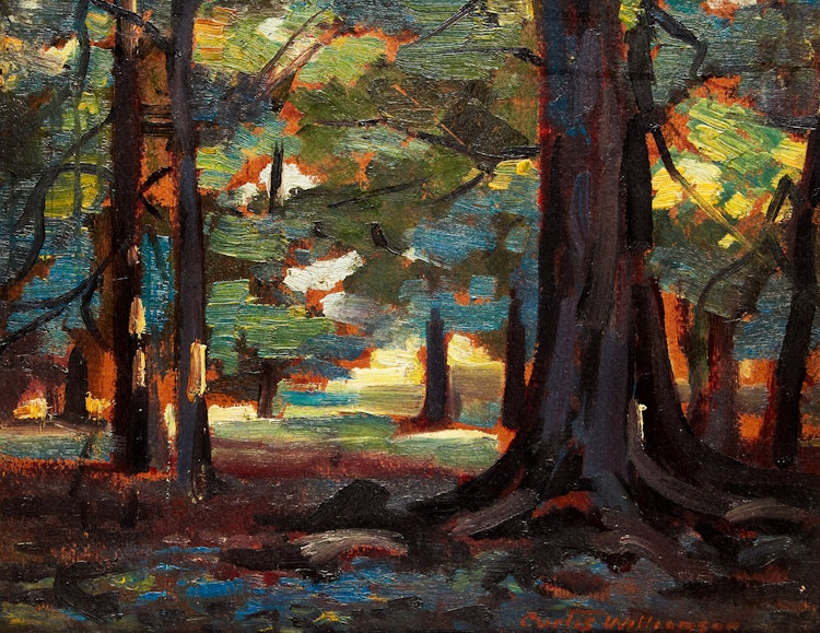 Artwork by Curtis Albert Williamson, Summer Landscape