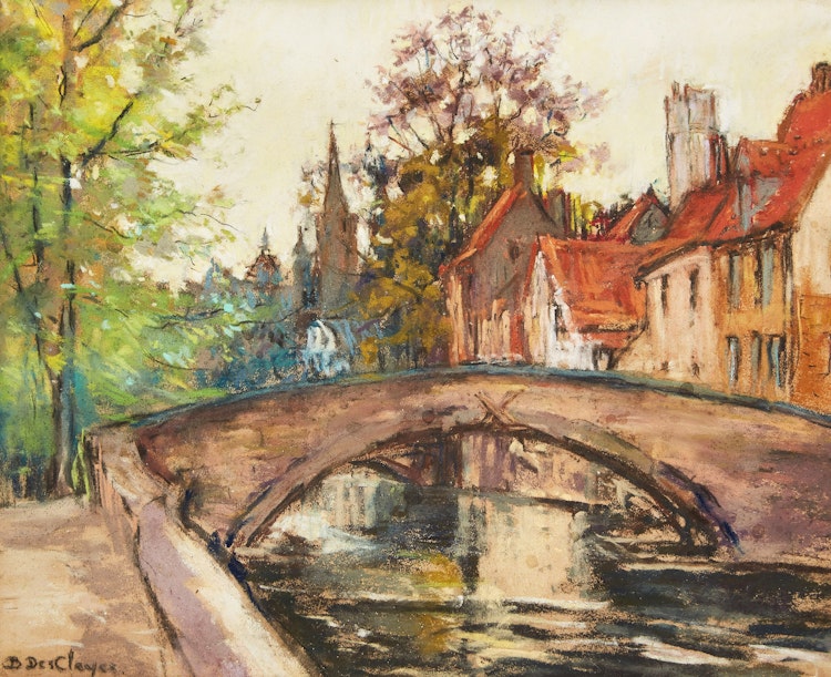 Artwork by Berthe Des Clayes, European Landscape