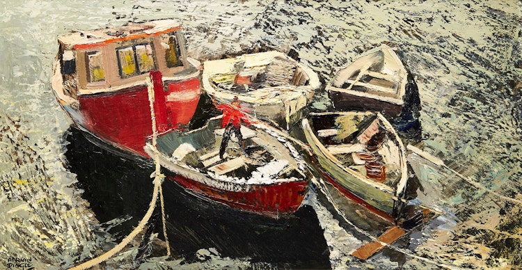 Artwork by John Adrian Darley Dingle, Dappled Light, Cape Ann