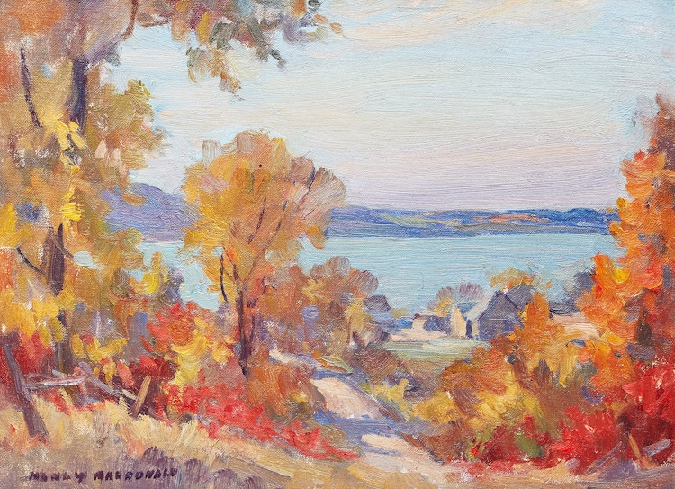 Artwork by Manly Edward MacDonald,  Huff’s Landing, Long Reach