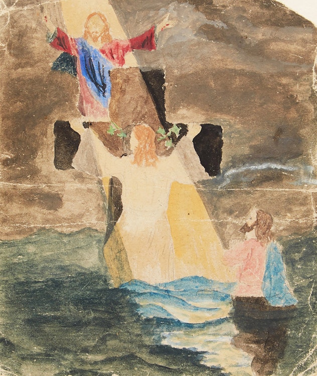 Artwork by Bertram Richard Brooker, Simply to Thy Cross I Cling