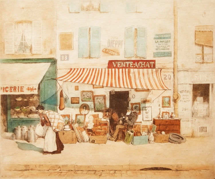 Artwork by Tavik František Šimon, French Antique Shop