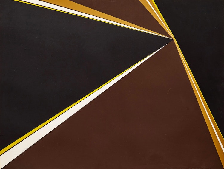 Artwork by Rita Letendre, Silent Echo II