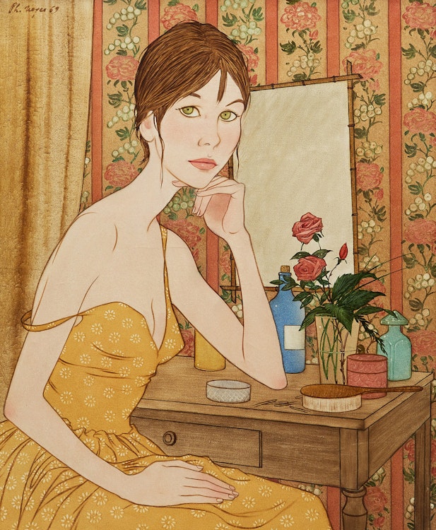 Artwork by Philippe Henri Noyer, Portrait of a Woman