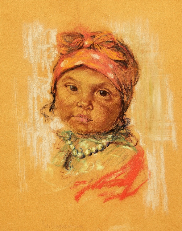 Artwork by Nicholas de Grandmaison, Papoose