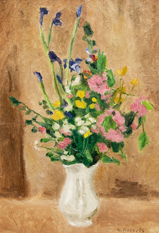 Artwork by William Goodridge Roberts,  Flowers