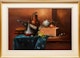 Thumbnail of Artwork by J. Knight, Still Life with Fruit and Bottles