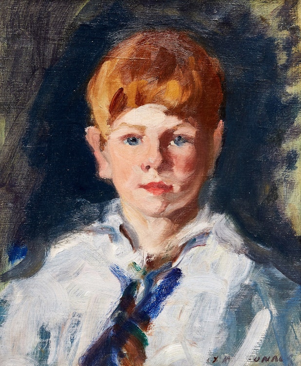 Artwork by Manly Edward MacDonald,  Portrait of Duncan