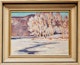 Thumbnail of Artwork by Adolphus George Broomfield, Frost on Birch Trees