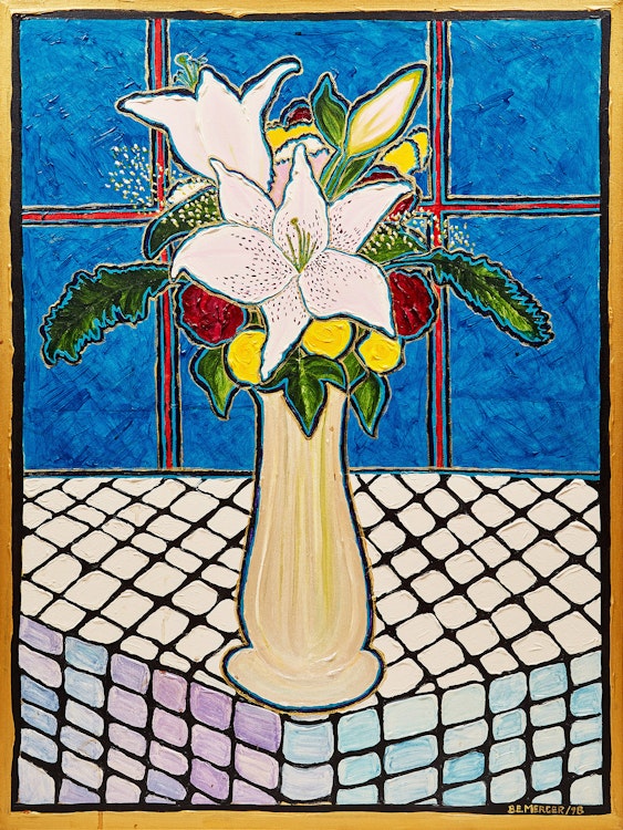 Artwork by Barbara E. Mercer, Anonymous Valentine