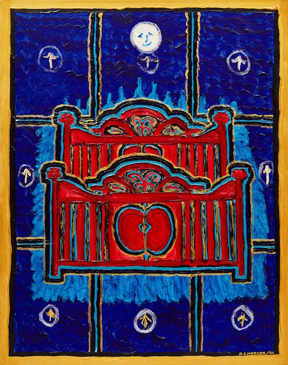 Artwork by Barbara E. Mercer, Spring Moon