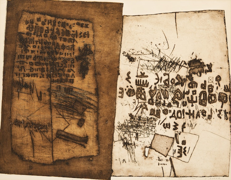 Artwork by Janez Bernik, Zapis Log