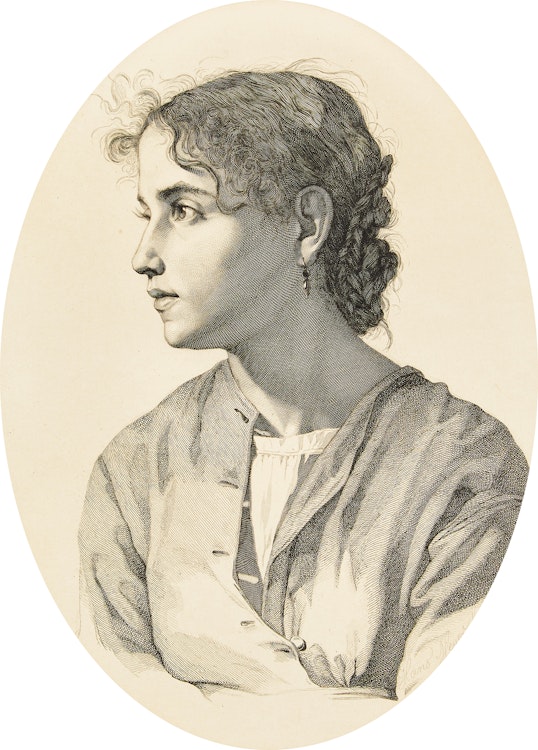 Artwork by Hans Meyer, Portrait of Marietta da Napoli