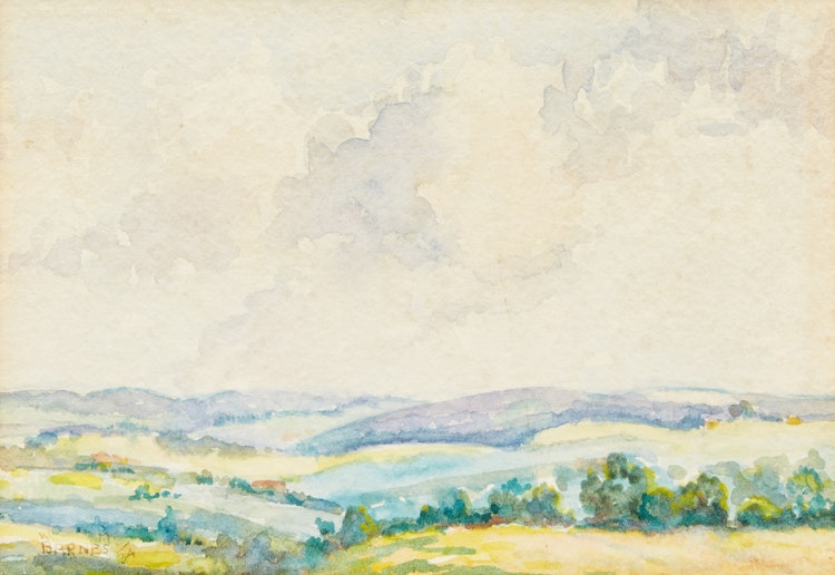 Artwork by Wilfred Molson Barnes, Summer Hills