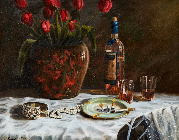 Artwork by Pierre Duval,  Nature morte (Cinq à Sept)