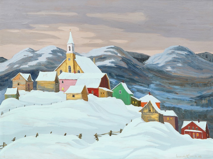 Artwork by Vladimir Horik, Fin de journée à St. Hilarion (Day’s End in St-Hilarion)