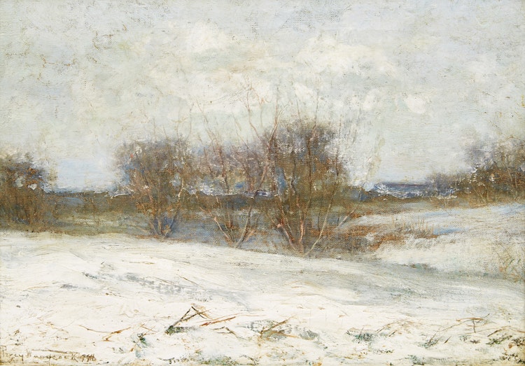 Artwork by Percy Franklin Woodcock, Study of View from Montreal