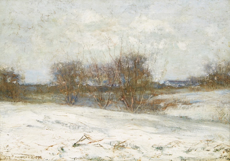 Artwork by Percy Franklin Woodcock,  Study of View from Montreal