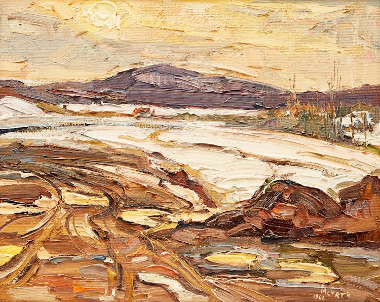 Artwork by Francesco Iacurto, Valcartier, coucher de soleil