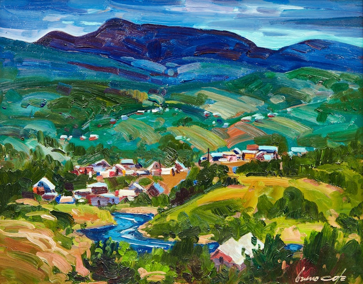 Artwork by Bruno Côté, Rivière du Gouffre