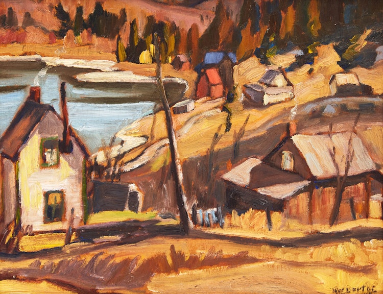 Artwork by Ralph Wallace Burton, Late Spring, Farm Pointé, Que