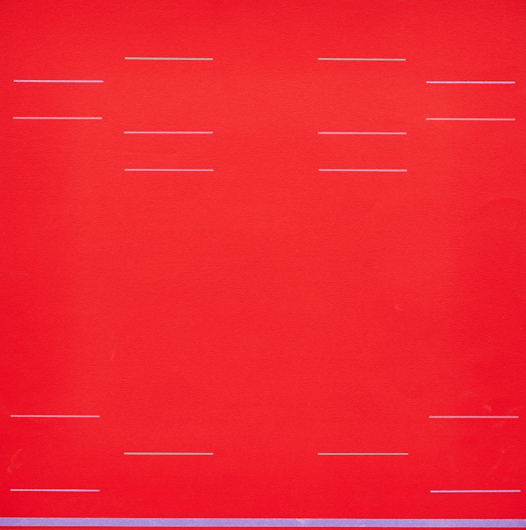 Artwork by Yves Gaucher, Cardinal Raga
