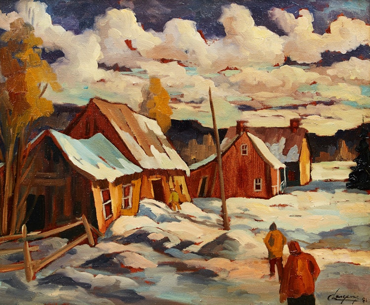 Artwork by Claude Langevin,  Rang St. Francois, St. Jean de Matha, Laurentides